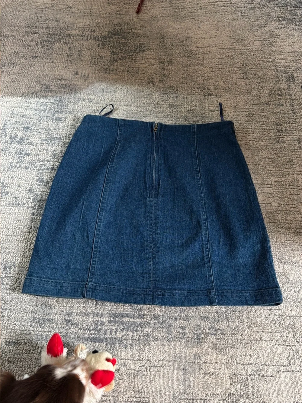 Altar'd State Dark Blue Denim Mini Skirt - Picture 2 of 3